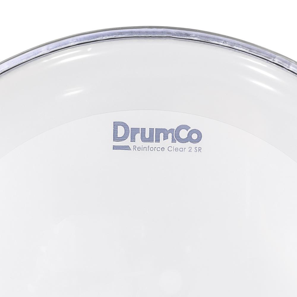 Foto 4 | Parche para Batería Reinforce Clear 2 SR de 12” DRUMCO DR-12RCSRW-2P Color Blanco Doble Capa