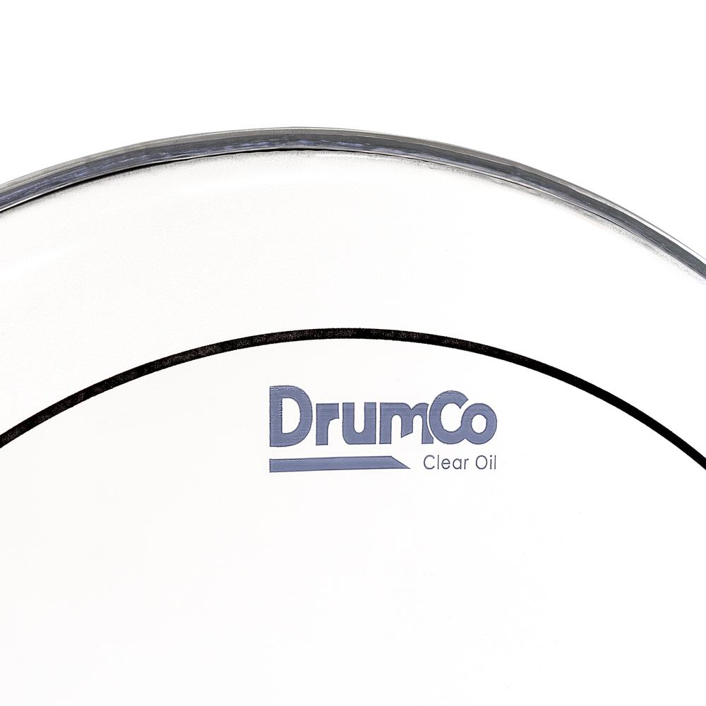 Foto 3 pulgar | Parche Doble Capa Blanco para Bombo Clear Oil de 18” DRUMCO DR-18CDPO
