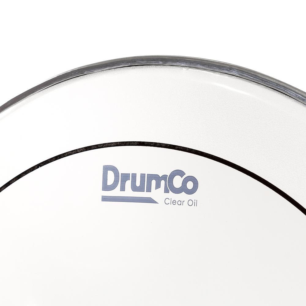 Foto 4 pulgar | Parche Doble Capa Blanco para Bombo Clear Oil de 18” DRUMCO DR-18CDPO