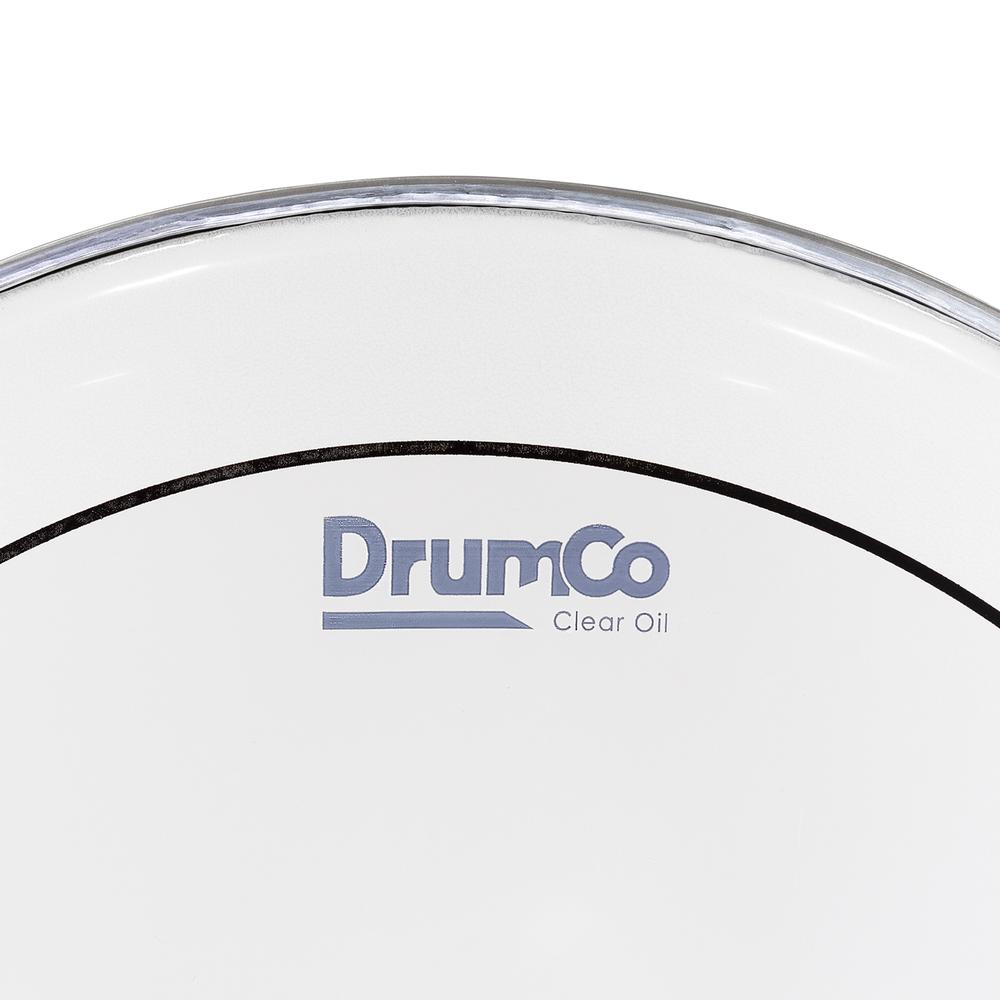 Foto 5 pulgar | Parche Doble Capa Blanco para Bombo Clear Oil de 18” DRUMCO DR-18CDPO