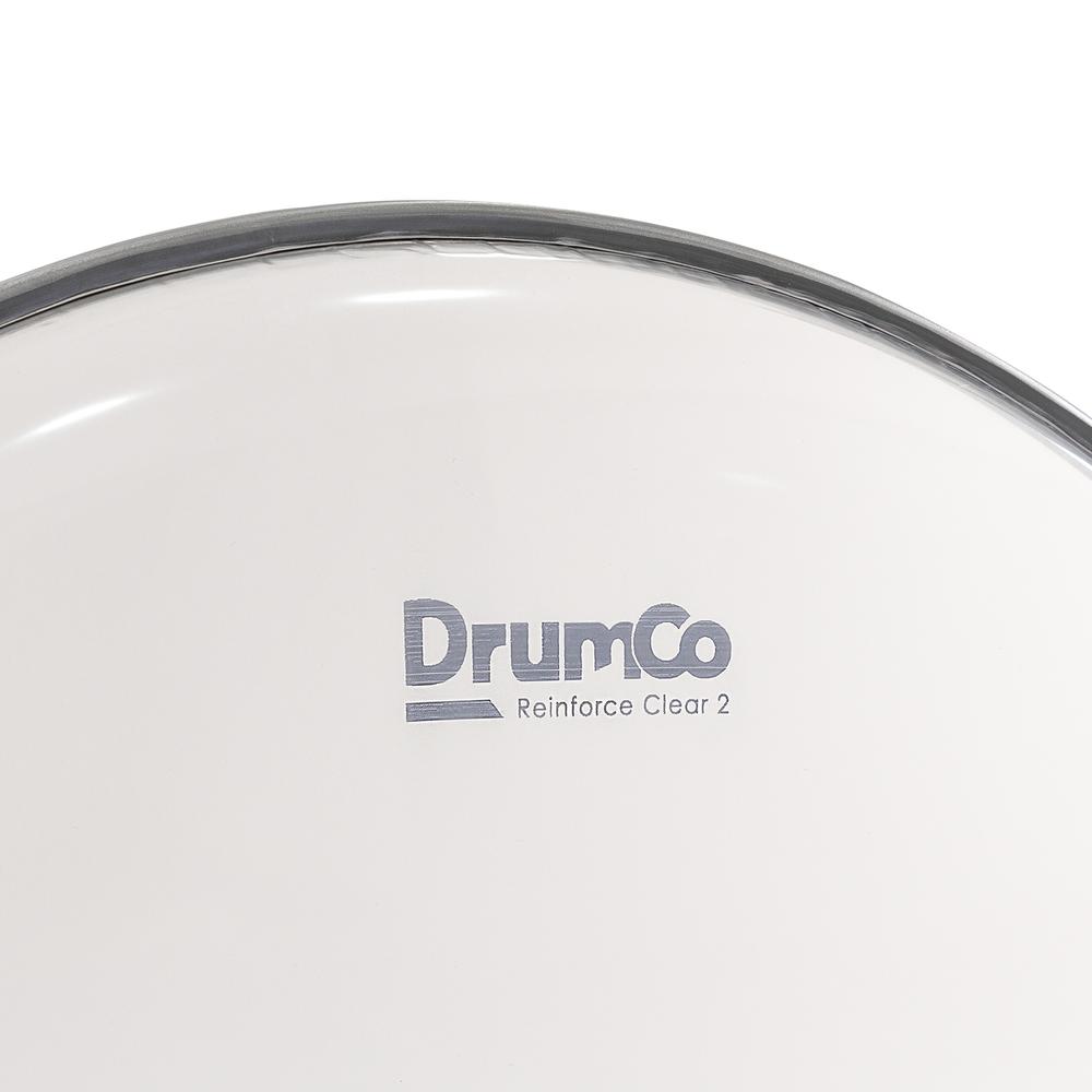 Foto 3 pulgar | Parche para batería Reinforce Clear 2 de 14” DRUMCO DR-14RC2 Color blanco doble capa