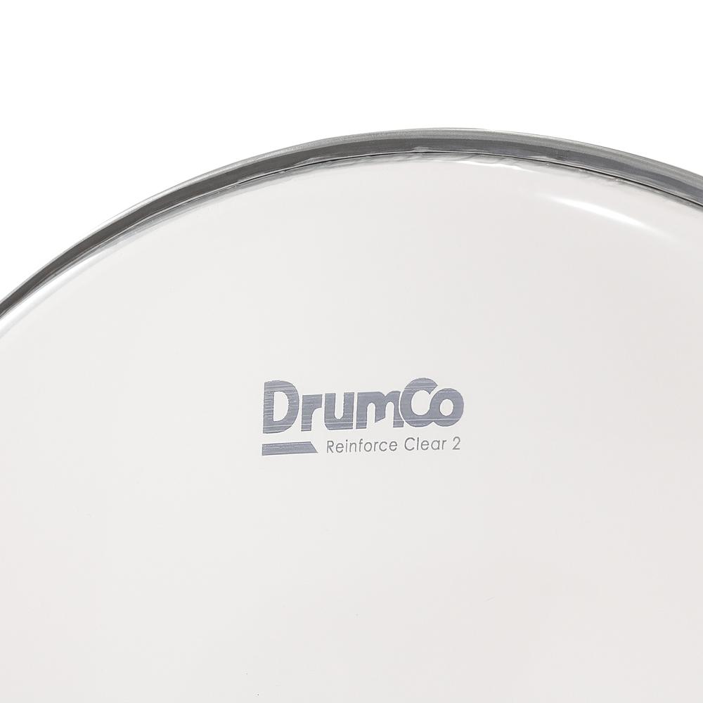 Foto 4 pulgar | Parche para batería Reinforce Clear 2 de 14” DRUMCO DR-14RC2 Color blanco doble capa