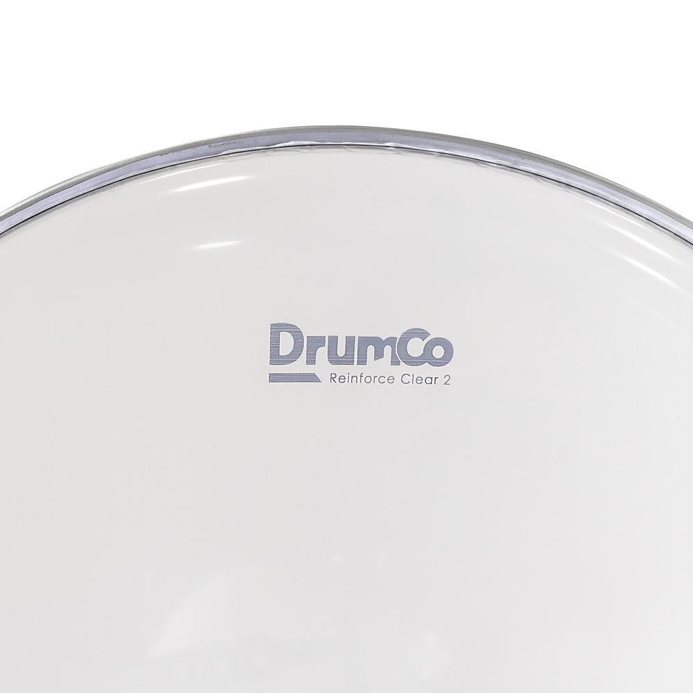 Foto 5 pulgar | Parche para batería Reinforce Clear 2 de 14” DRUMCO DR-14RC2 Color blanco doble capa