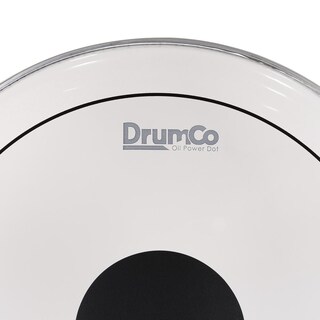 Foto 4 | Parche para Bombo Oil Power Dot de 20” Drumco Dr-20dpobpd Blanco