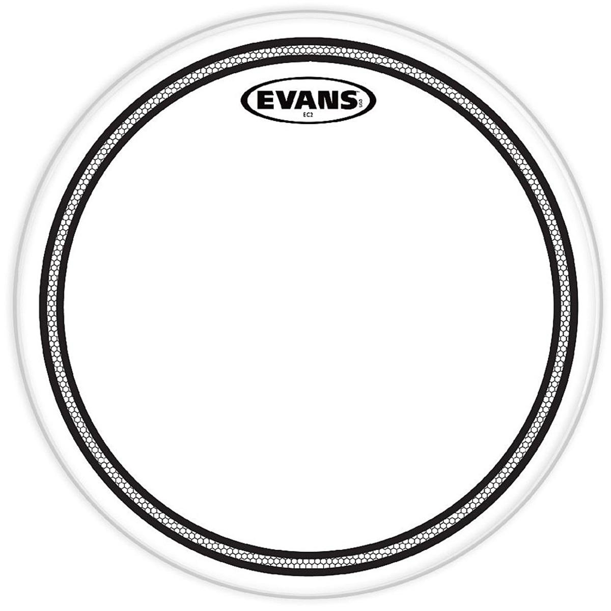 Parche Evans B18ec2s 18 Pulgadas Transparente para Tom Batería