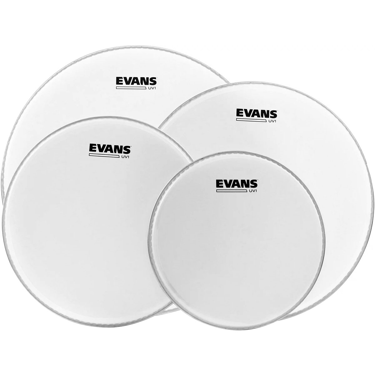 Juego de Parches para Batería 12 13 14 y 16 Pulgadas Evans Eppuv1s