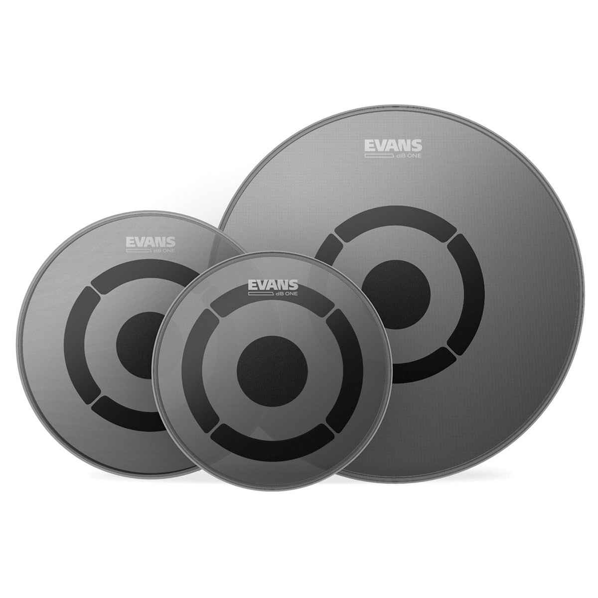 Foto 1 | Juego de Parches para Platillos Evans Negros ETP-DB1-S 3 Piezas 12''/13''/16''