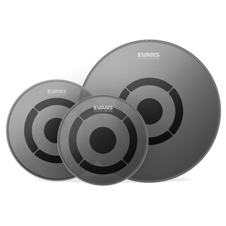 Foto 2 | Juego de Parches para Platillos Evans Negros ETP-DB1-S 3 Piezas 12''/13''/16''