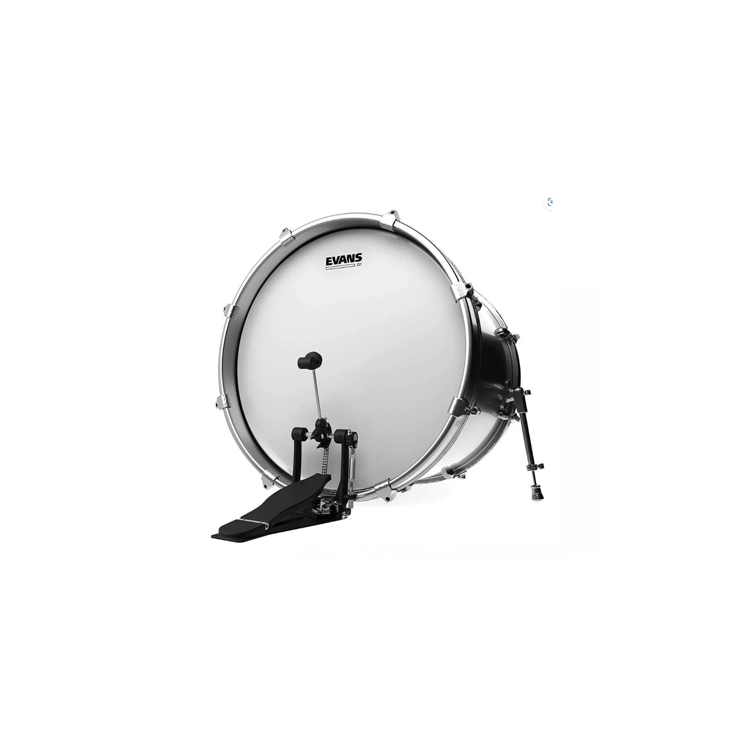 Foto 3 pulgar | Parche de Golpe Evans BD22G1CW Blanco 22'' para Bombo