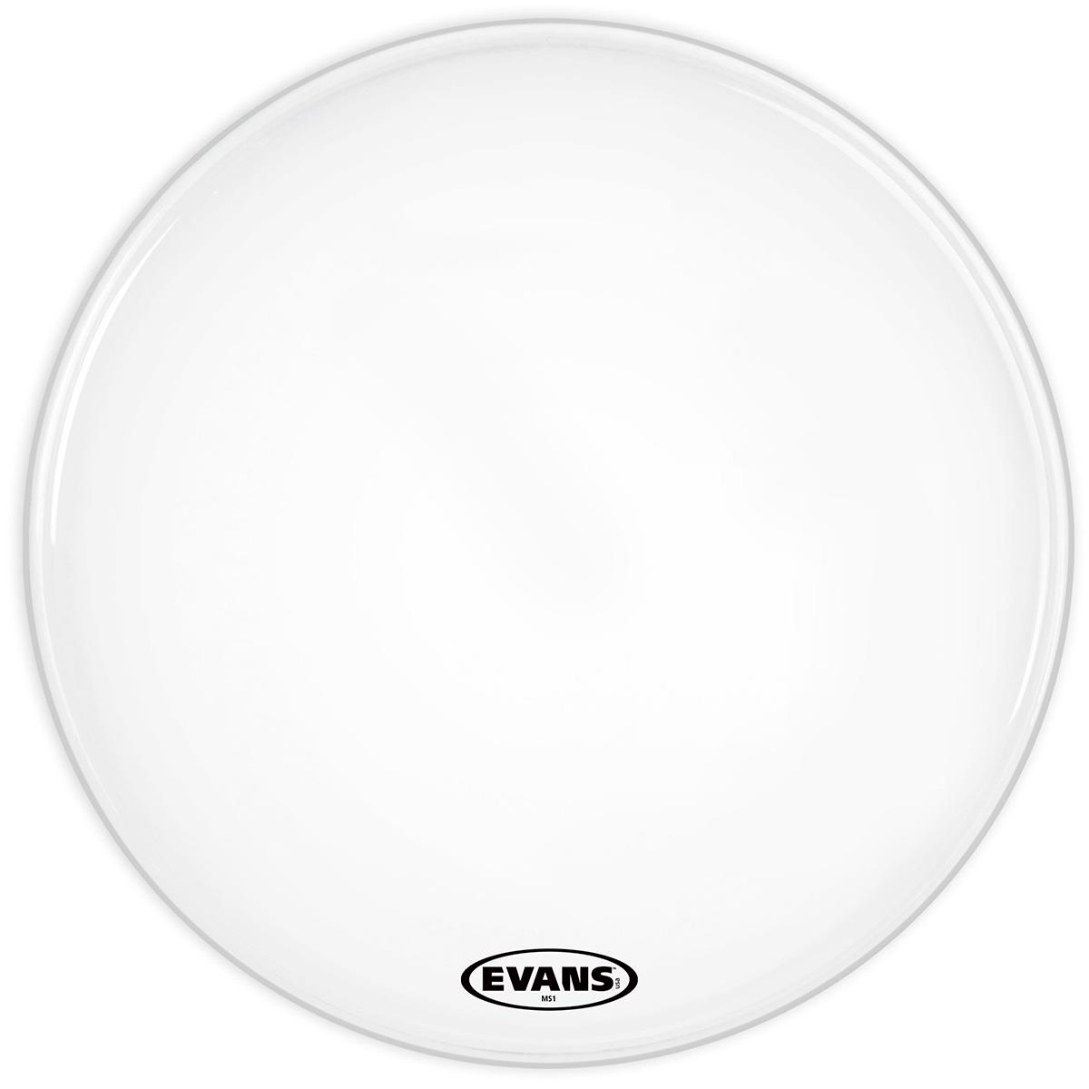 Parche Evans para Bombo de Tambora 22" Blanco