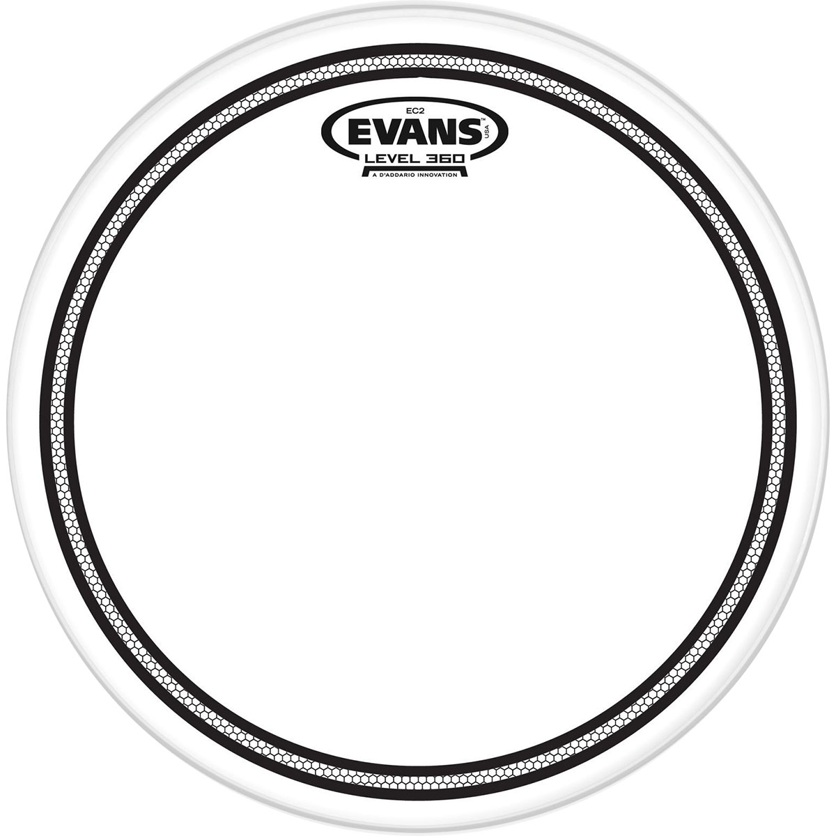 Foto 2 pulgar | Parche Evans TT16EC2S Transparente para Tom 16''