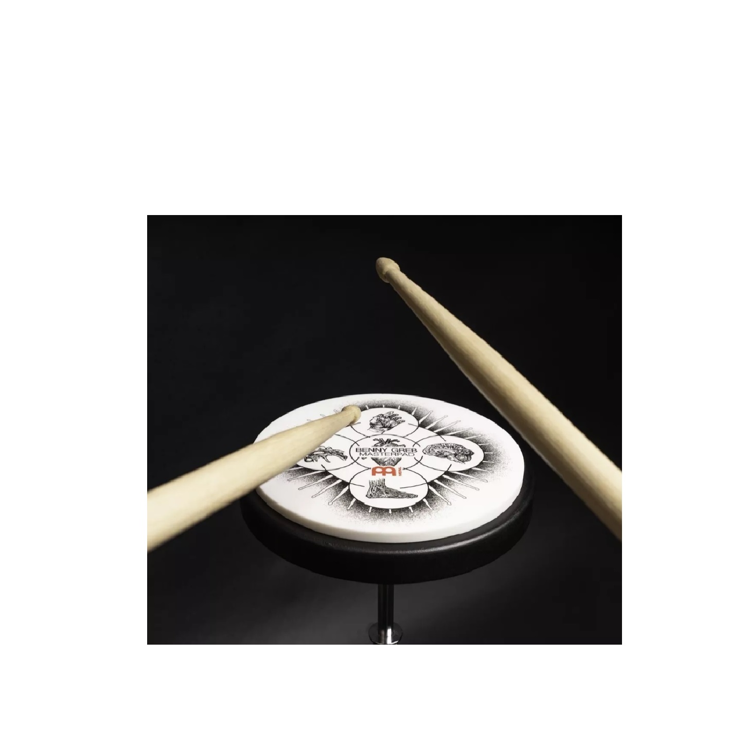 Foto 4 pulgar | Practicador Meinl Mpp-6-bg Pad 6 Pulgadas para Bateristas