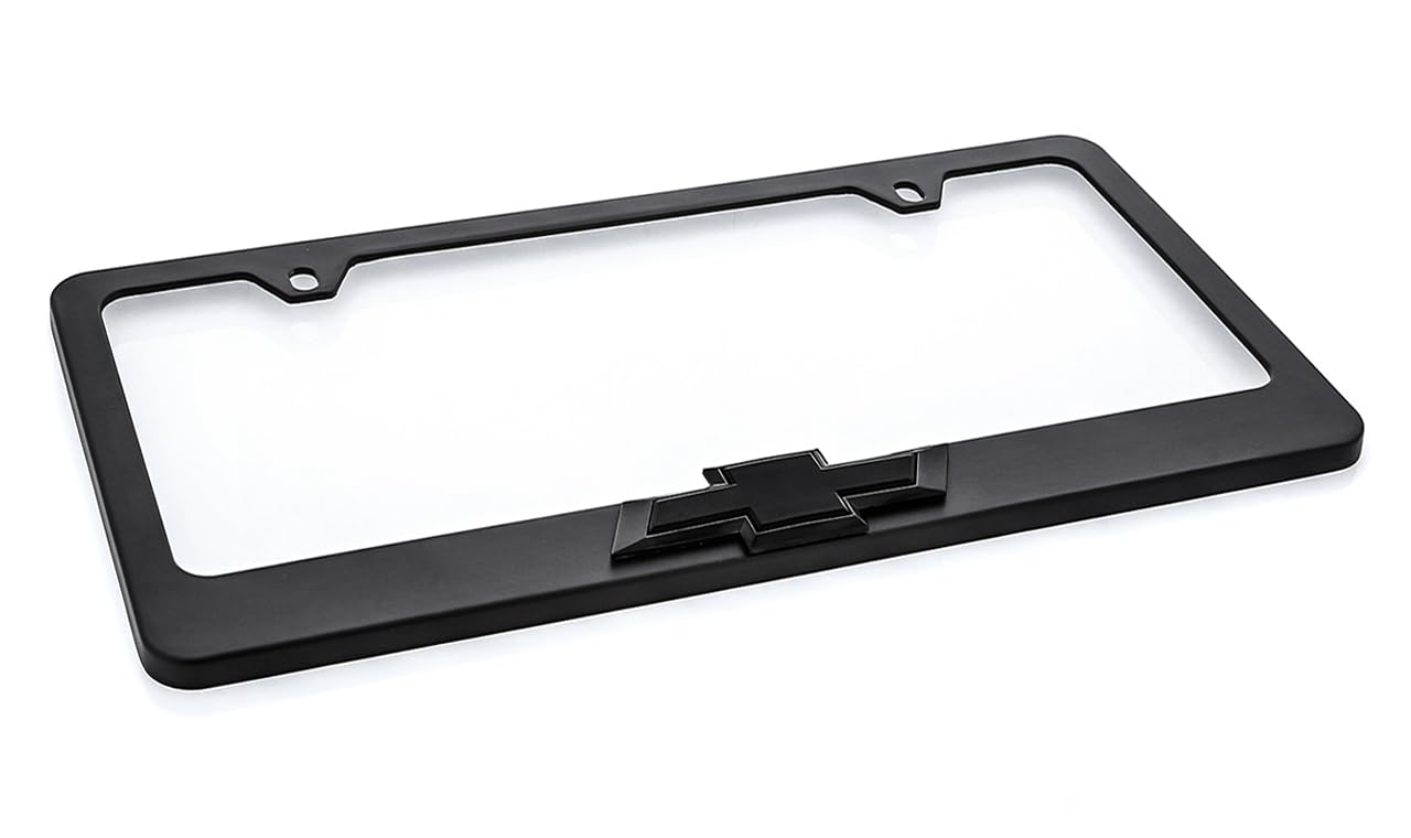 Foto 3 | Marco De Matrícula Para Chevrolet Chevy, Completamente Negro Metálico - Venta Internacional.
