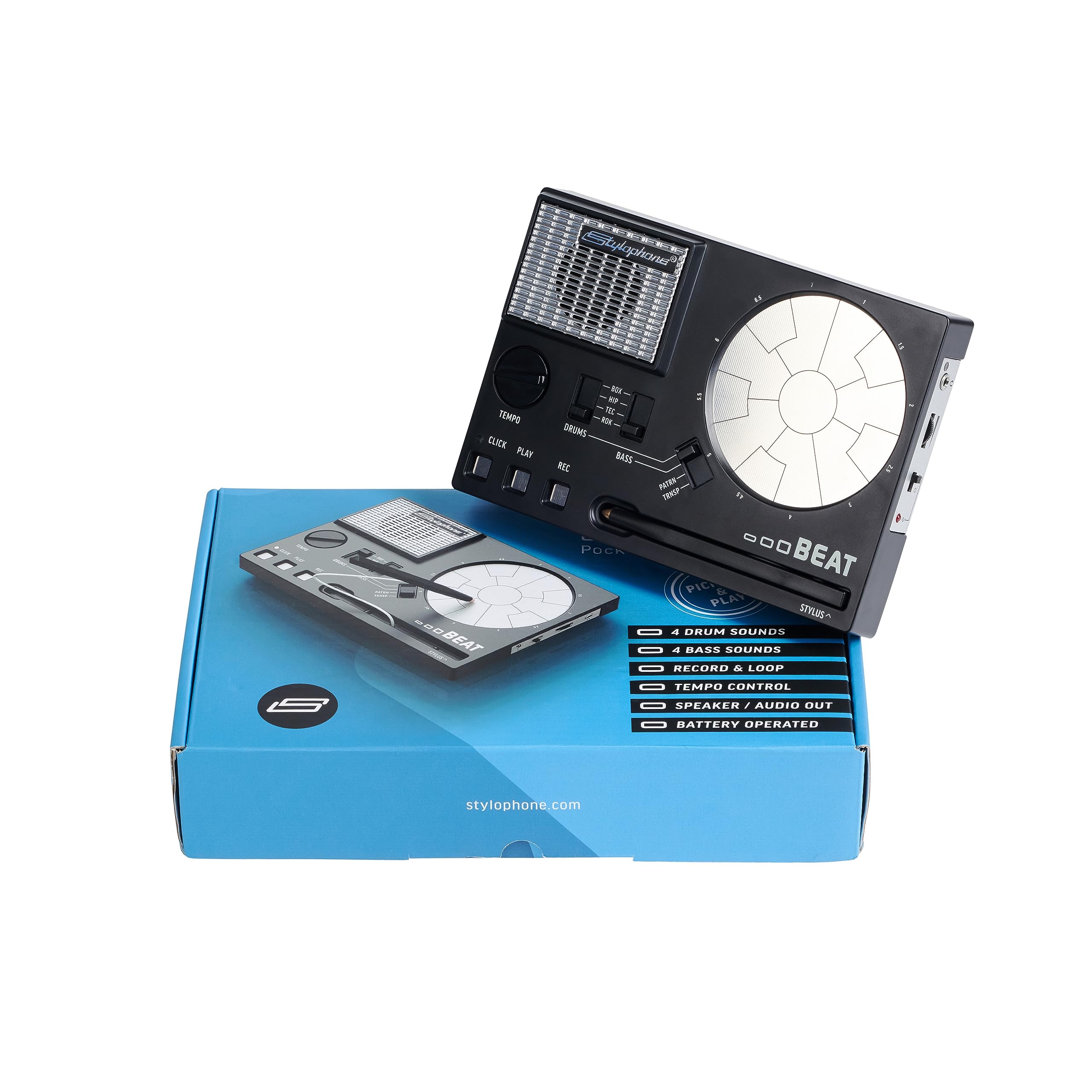 Foto 3 pulgar | Drum Machine Stylophone Beat Compact Stylus Con 4 Kits De Batería - Venta Internacional.