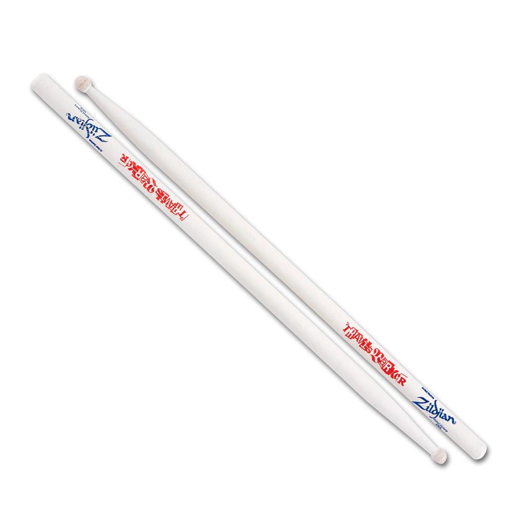 Par de Baquetas Travis Barker Artist Series Zildjian Zastb Blanco