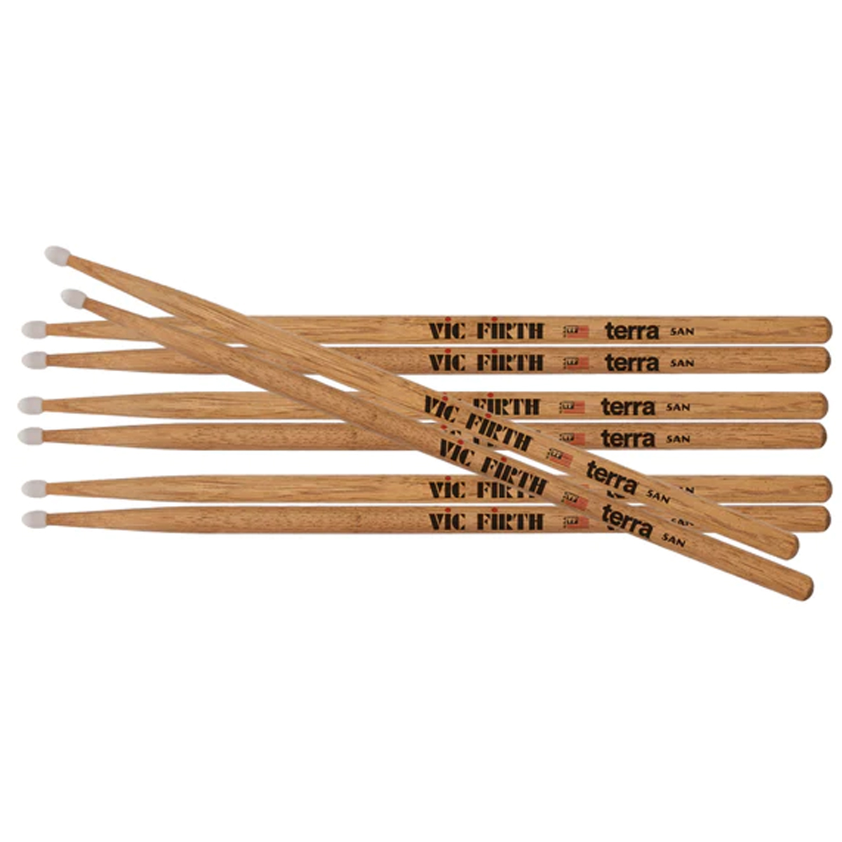 Baquetas Vic Firth 4 Pares para Batería