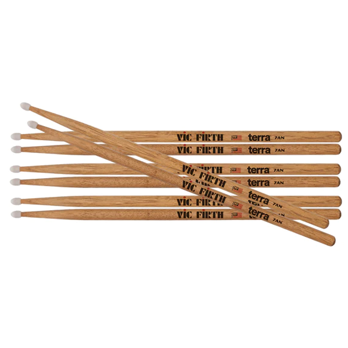 Baquetas Vic Firth 4 Pares para Batería