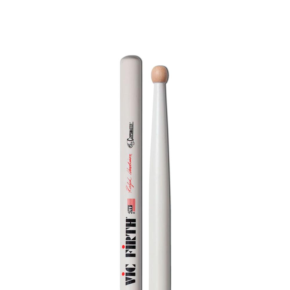 Foto 3 pulgar | Baquetas Ralph Hardimon Signature Vic Firth SRH Blancas Punta de Madera