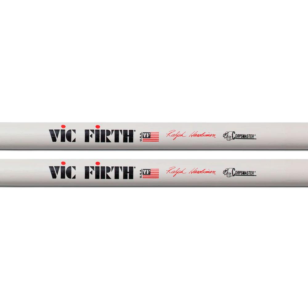 Foto 4 pulgar | Baquetas Ralph Hardimon Signature Vic Firth SRH Blancas Punta de Madera