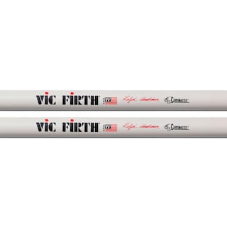 Foto 3 | Baquetas Ralph Hardimon Signature Vic Firth SRH Blancas Punta de Madera