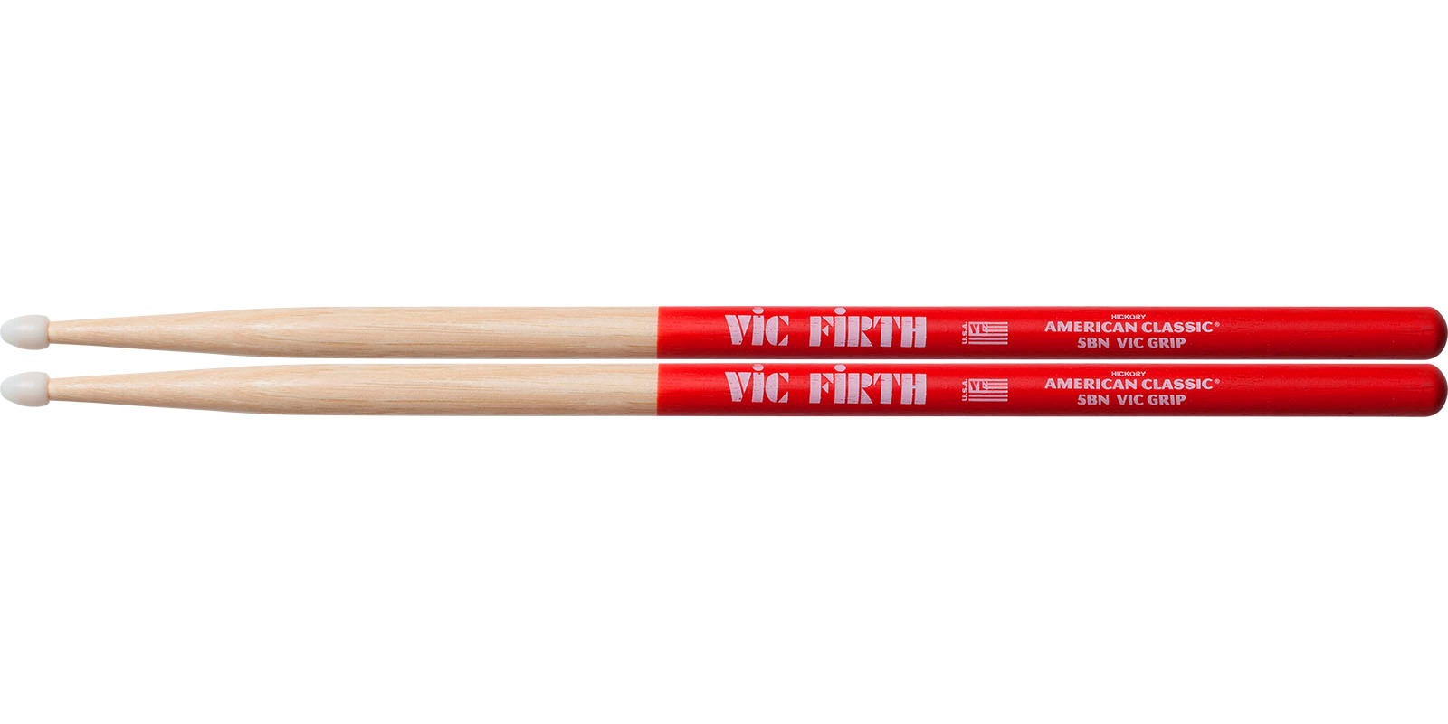 Foto 3 pulgar | Baquetas 5B Punta de Nylon Vic Firth 5bnvg para Batería