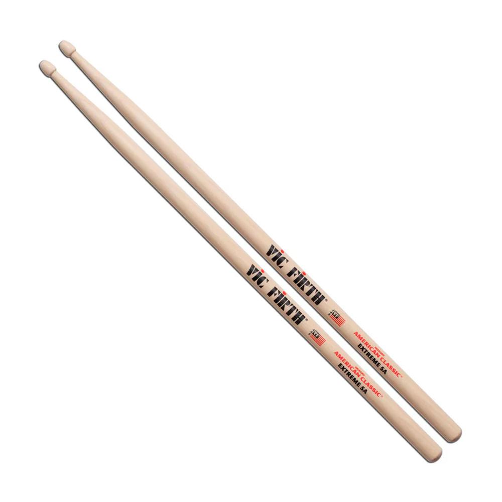 Baquetas American Classic Extreme Vic Firth X5A color Natural Punta de Madera