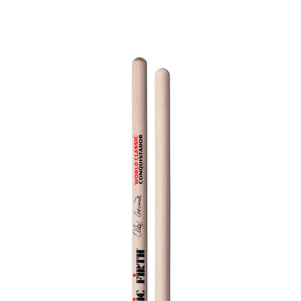 Foto 3 pulgar | Baquetas para Timbal Clear 'Conquistador' Alex Acuña SAAC Vic Firth Color Natural World Classic
