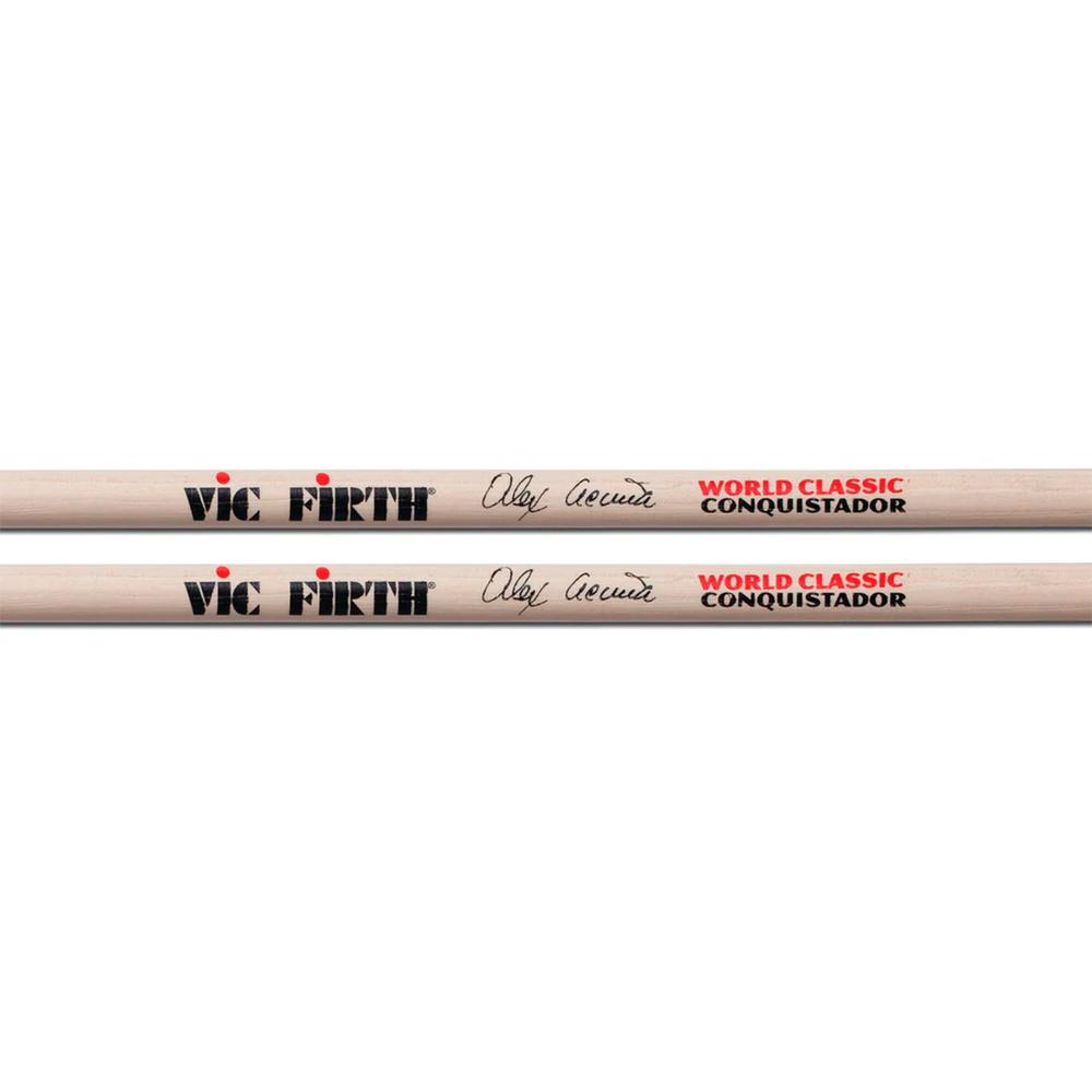 Foto 3 | Baquetas para Timbal Clear 'Conquistador' Alex Acuña SAAC Vic Firth Color Natural World Classic