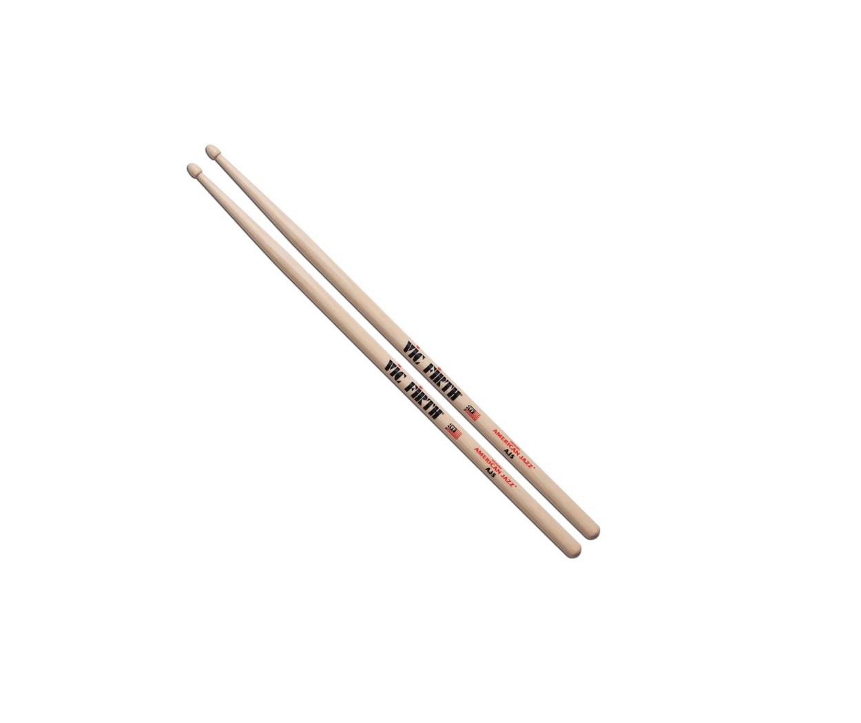 Foto 2 pulgar | Baquetas Vic Firth Aj5 Punta de Madera para Batería