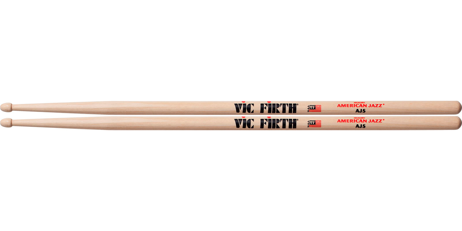 Foto 3 pulgar | Baquetas Vic Firth Aj5 Punta de Madera para Batería