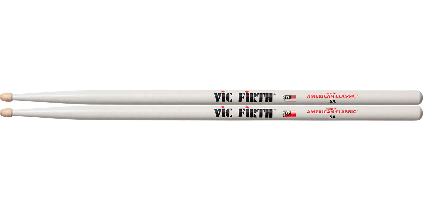 Foto 2 pulgar | Baquetas 5a Vic Firth 5aw Punta de Madera Batería Percusión