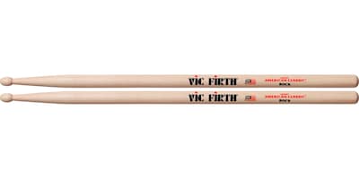 Foto 2 | Baquetas Rock para Batería Punta de Madera Vic Firth Rock