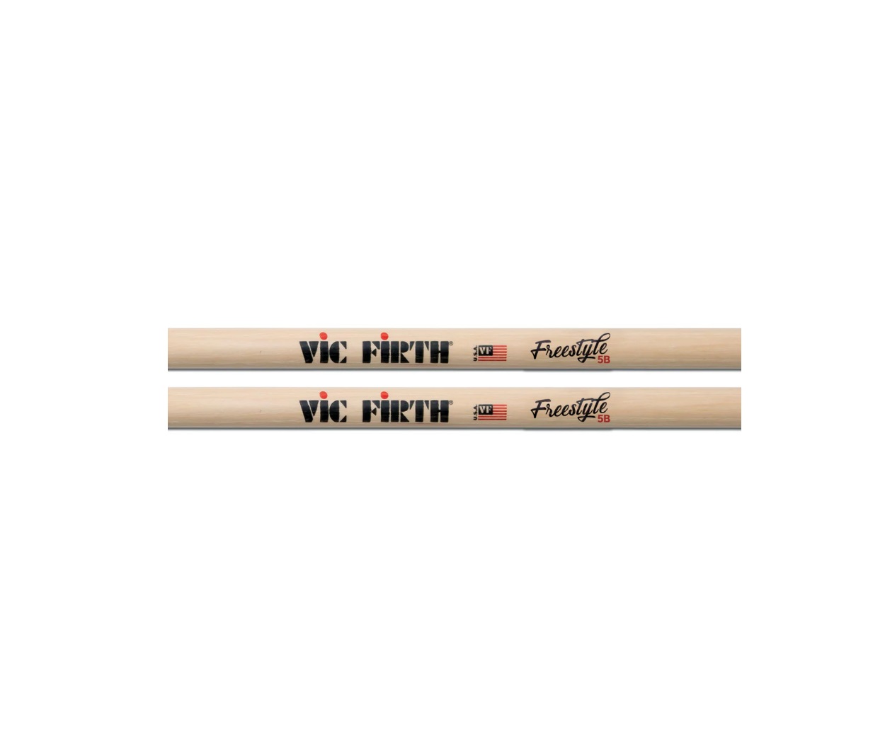 Foto 5 pulgar | Par de Baquetas 5b Punta de Madera Batería Vic Firth Fs5b