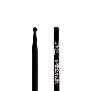 Foto 2 | Baquetas Travis Barker Artist Series Zildjian Zastblk Color Negro Punta Redonda De Madera