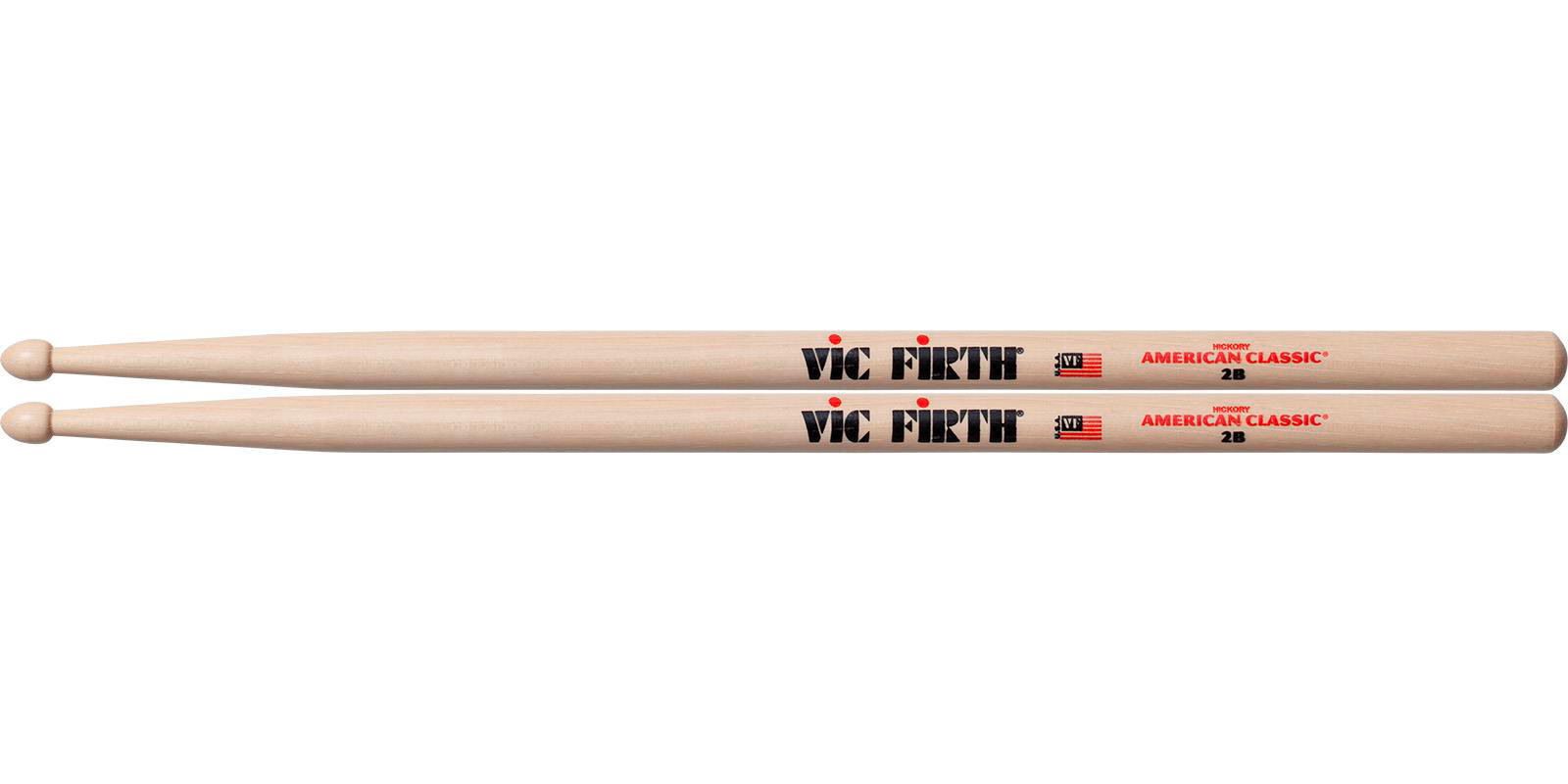 Foto 2 | Baquetas 4 Pares Punta De Madera Para Batería Vic Firth 2b