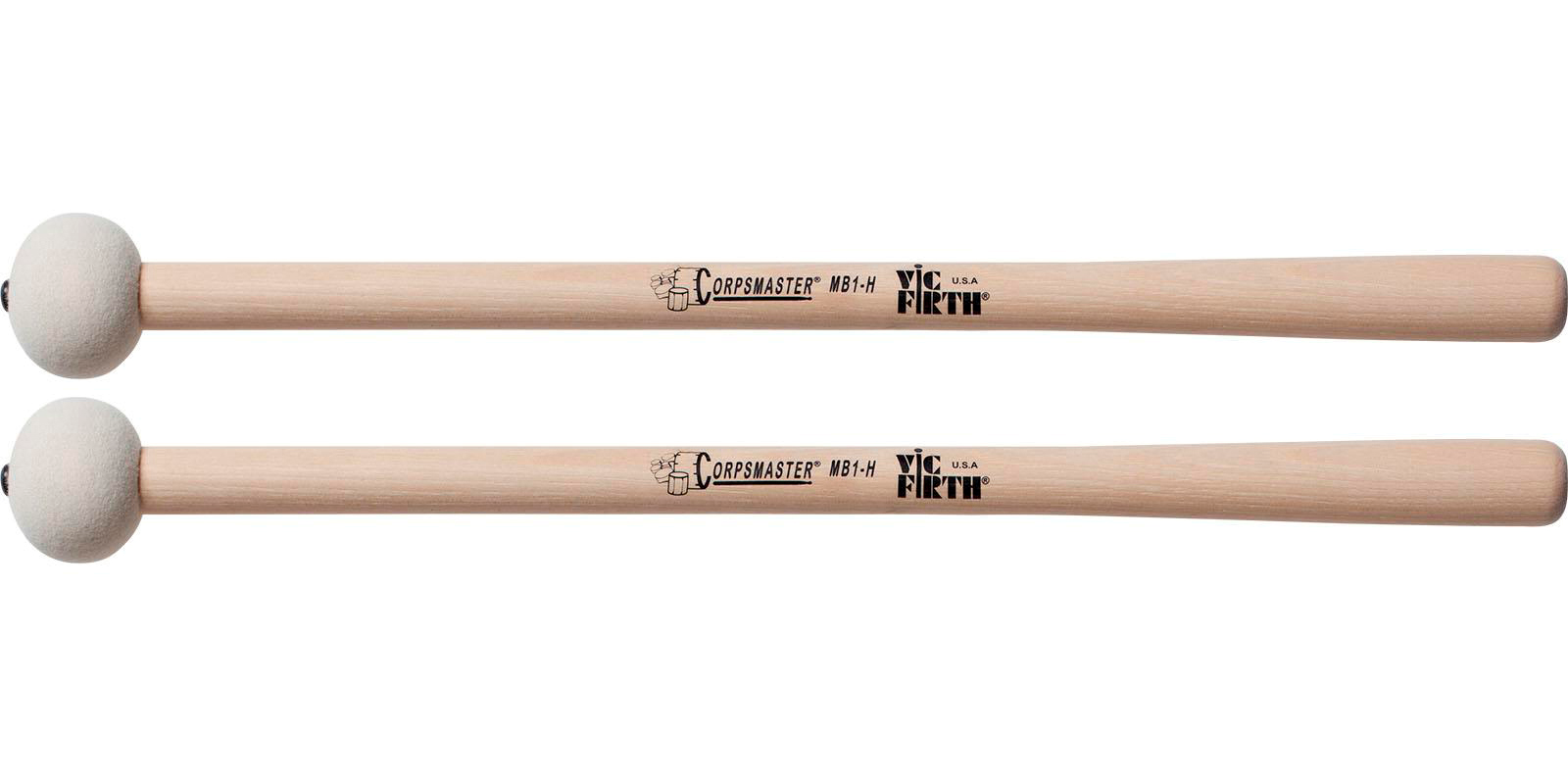 Foto 4 pulgar | Par De Baquetones Para Tambora Percusión Vic Firth Mb1h