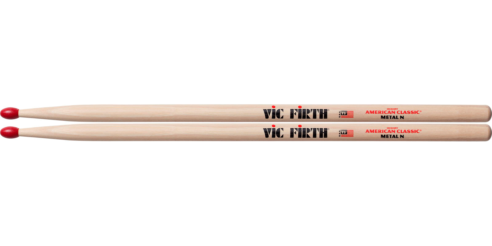 Foto 3 | Baquetas Punta De Nylon Batería Percusión Vic Firth Metaln