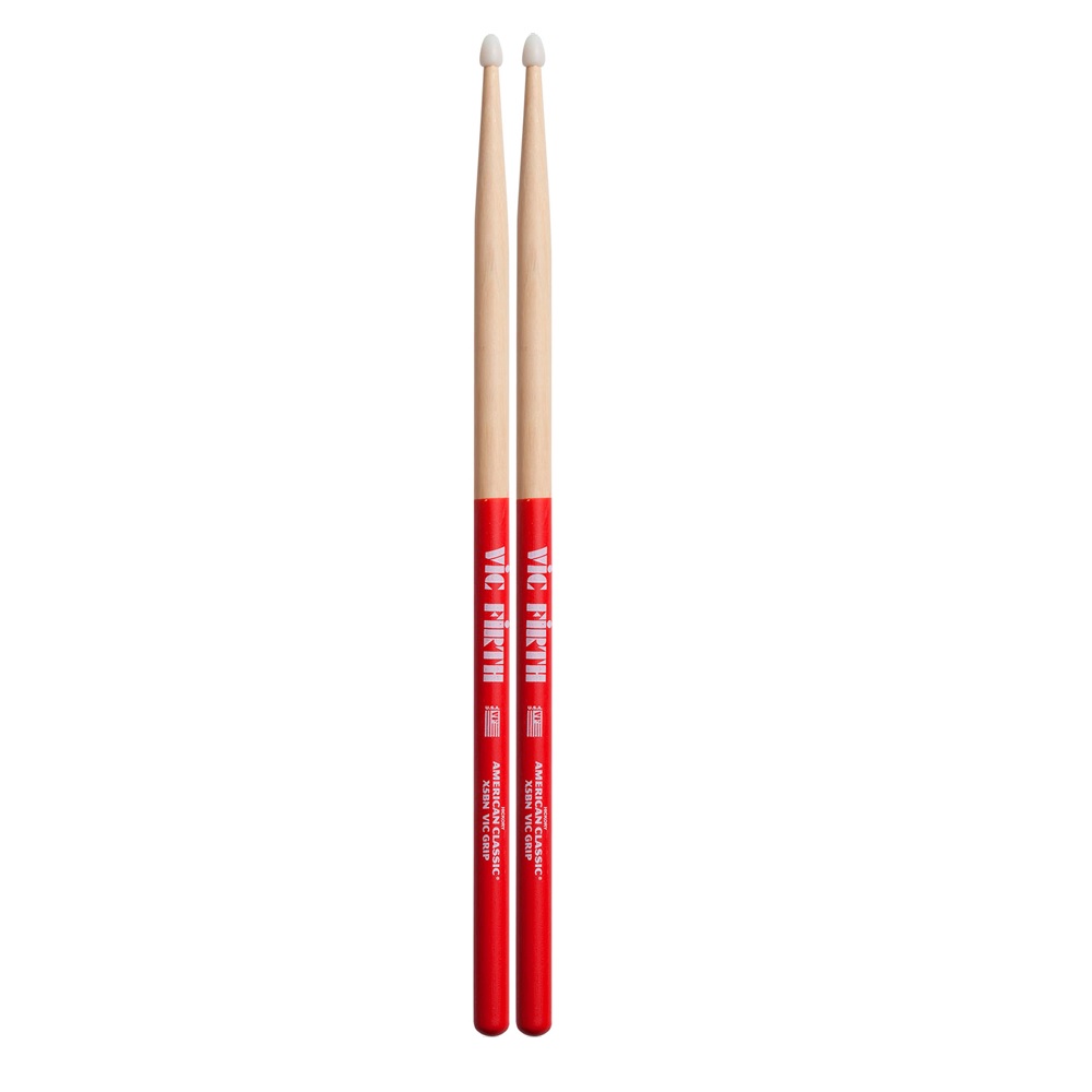 Foto 3 pulgar | Baquetas 5b Punta Nylon Batería Percusión Vic Firth X5bnvg