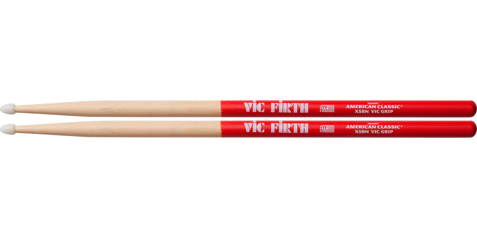 Foto 4 pulgar | Baquetas 5b Punta Nylon Batería Percusión Vic Firth X5bnvg