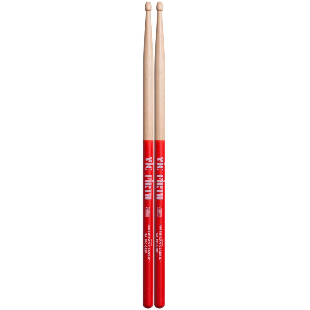 Foto 3 pulgar | Baquetas Para Bateria 5a Punta De Madera Vic Firth 5avg
