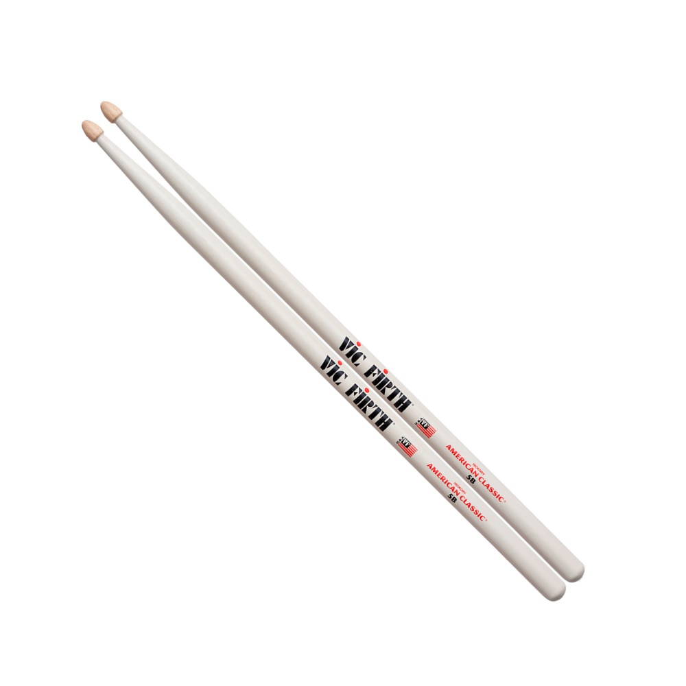 Baquetas 5b Con Punta De Madera 16 Pulgadas Vic Firth 5bw