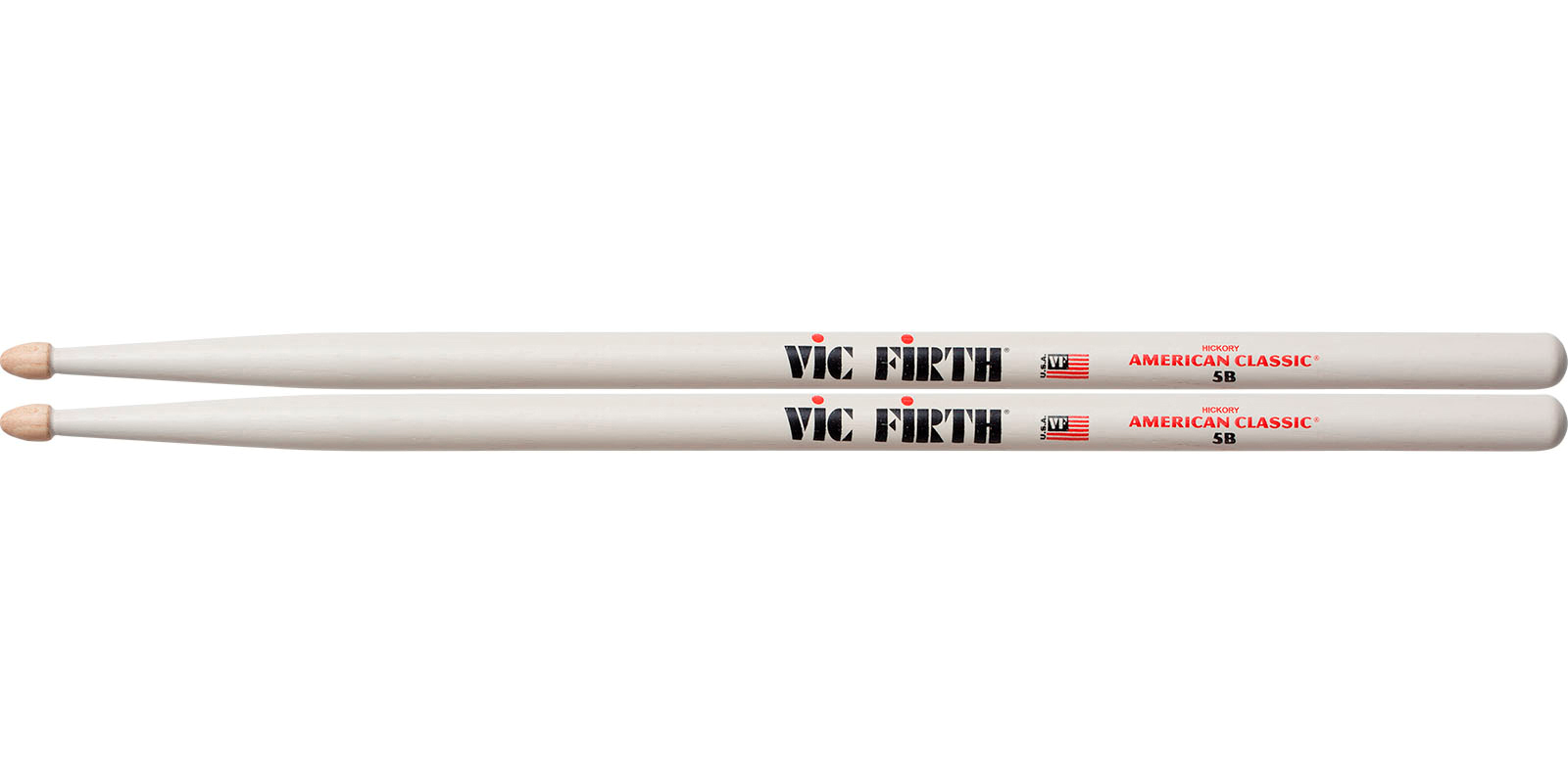 Foto 4 pulgar | Baquetas 5b Con Punta De Madera 16 Pulgadas Vic Firth 5bw