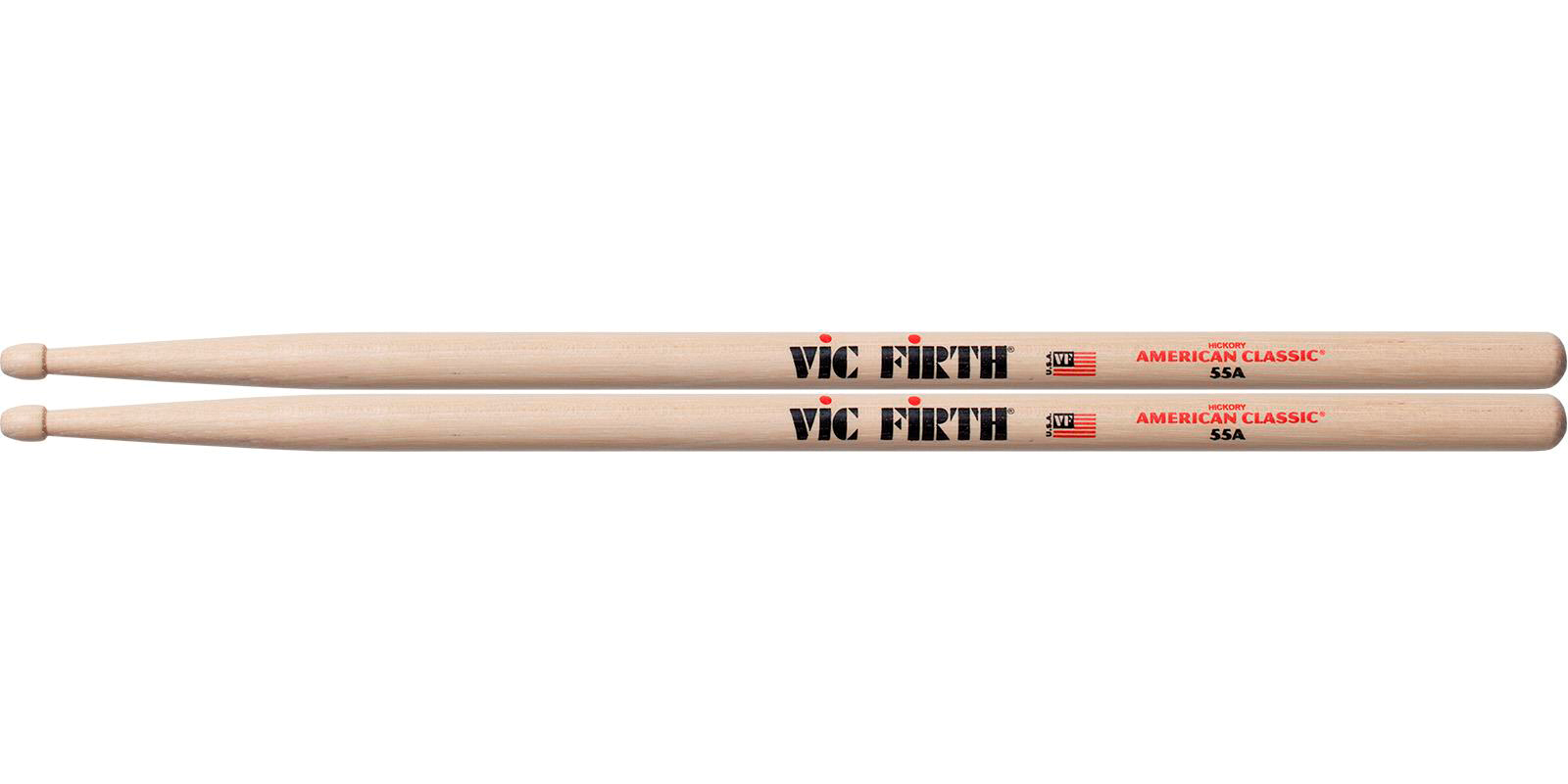 Foto 3 pulgar | Baquetas Punta De Madera Batería Percusión Vic Firth 55a