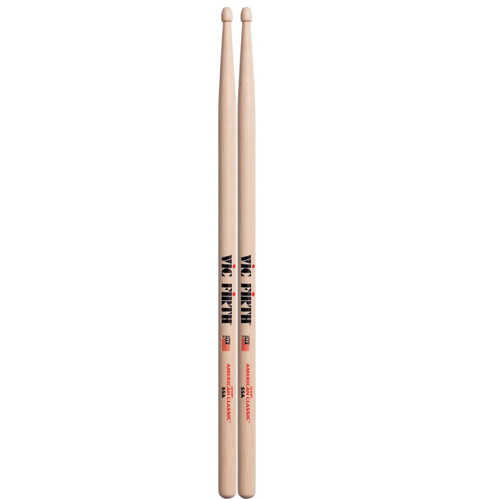 Foto 4 pulgar | Baquetas Punta De Madera Batería Percusión Vic Firth 55a