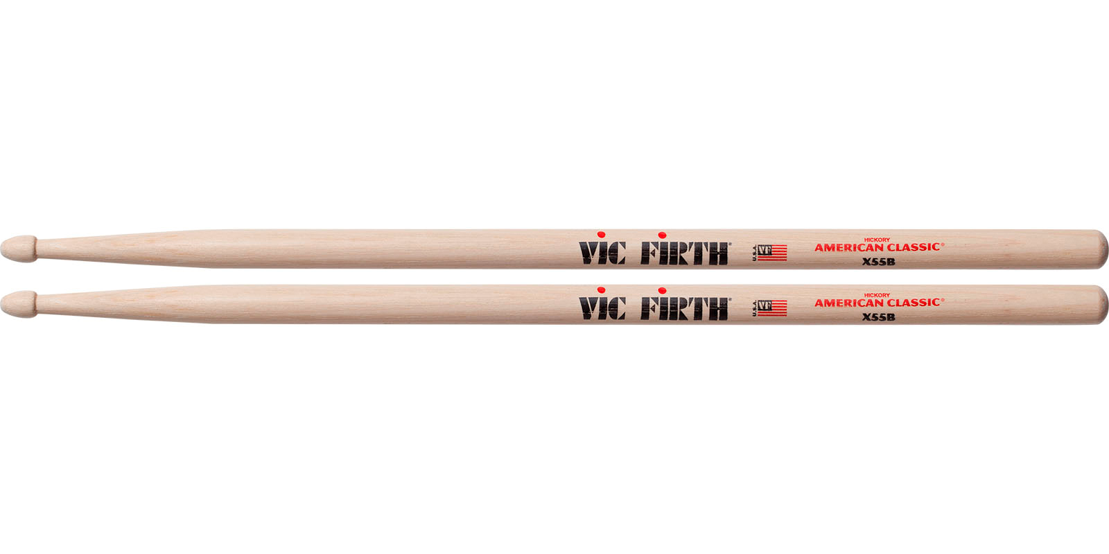 Foto 4 pulgar | Baquetas 16.5 Pulgadas Punta Madera Batería Percusión Vic Firth X55b