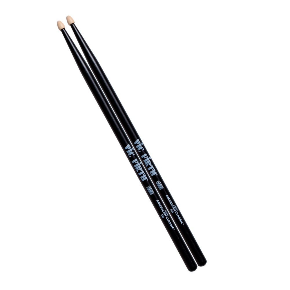 Baquetas 5b Punta de Madera Batería Percusión Vic Firth 5bb
