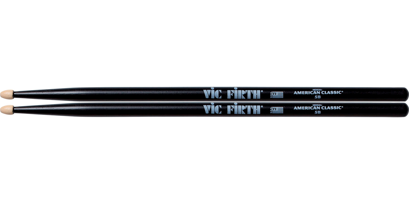Foto 4 pulgar | Baquetas 5b Punta de Madera Batería Percusión Vic Firth 5bb