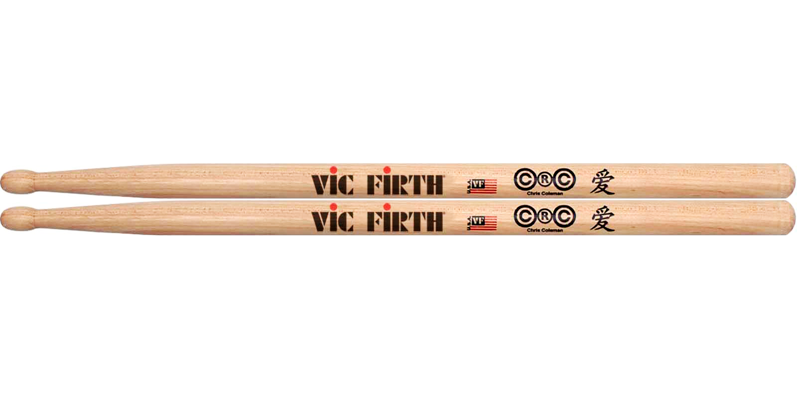 Foto 4 pulgar | Baquetas Punta de Madera para Batería Chris Coleman Vic Firth Scol