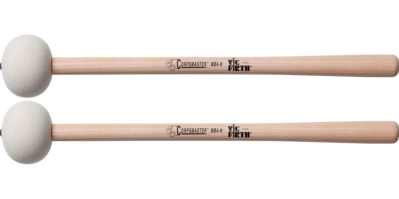 Foto 4 pulgar | Par de Baquetones para Tambora Percusión Vic Firth Mb4h