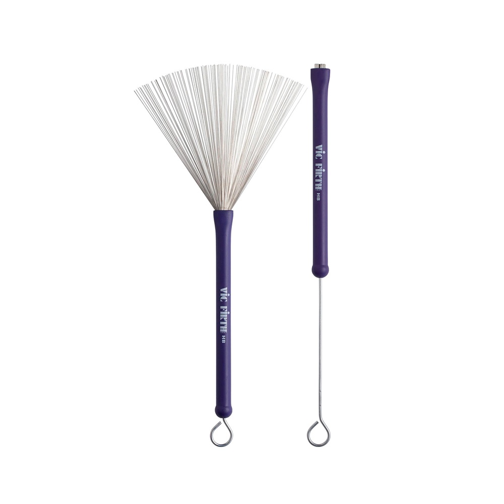 Foto 2 pulgar | Par Escobillas Ligeras Heritag Brush Vic Firth Hb